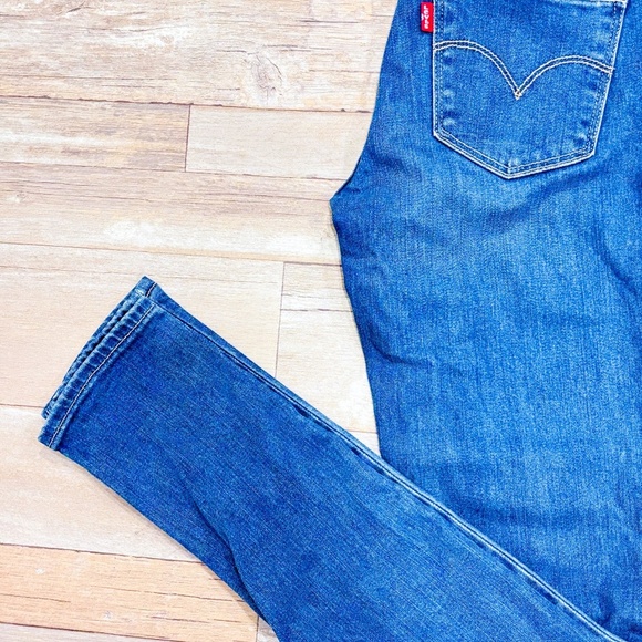 LEVI'S 711 Blue skinny jeans - Picture 8 of 10